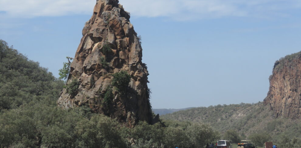 Fishers tower at Hells gate national park kenya
