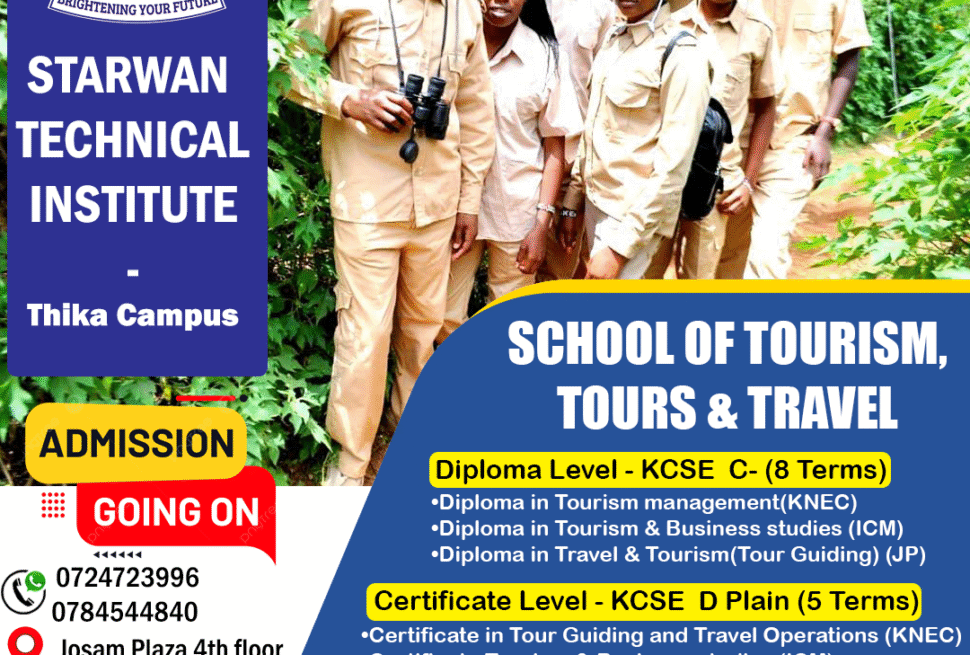 Tourism courses in kenya