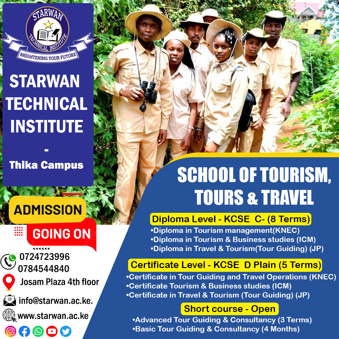 Tourism courses in kenya